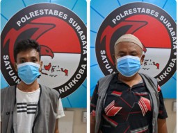 Lagi-Lagi Sat Resnarkoba Polrestabes Surabaya, Bekuk 2 Tersangka Penyalahgunaan Narkotika Jenis Sabu