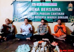 Sebuah Langka Pembinaan Mental, Polsek Pabean Cantikan Gelar Refleksi Bersama Penghuni Rutan