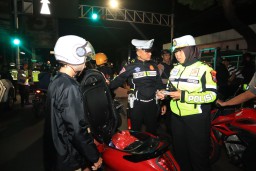 Polisi Amankan Puluhan Ranmor Tidak Sesuai Spektek di Kota Kediri Diduga Balap Lia