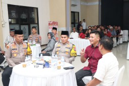Kapolres Nganjuk Ajak Bukber Wartawan Dalam Rangka Perkuat Sinergisitas dan Tali Silaturahmi