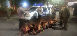 Polsek Simokerto Berhasil Amankan 14 Anak Perang Sarung di Surabaya 