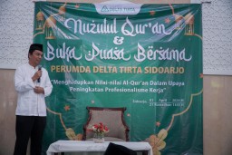 Perumda Delta Tirta Sidoarjo Berbagi Kebahagiaan di Bulan Ramadhan
