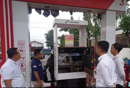 Tim Gabungan Polres Mojokerto Sidak SPBU Antisipasi Kecurangan Pengisian BBM