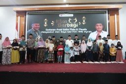 Wabup Subandi Hadiri Santunan Yatim dan Dhuafa PT KBM