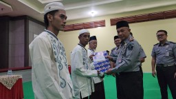 1075 Narapidana Lapas Porong Terima  Remisi Khusus Idul Fitri