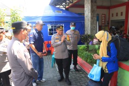 Kapolres Ngawi Cek Terminal Bus, Pastikan Kelayakan Angkutan Lebaran
