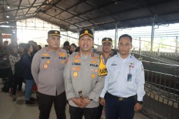 Kapolresta Sidoarjo Tinjau Stasiun KA dan Cek Arus Balik Penumpang Kereta Api