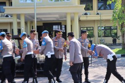 Kapolres Nganjuk Gelar Halal Bihalal Bersama Anggota dan ASN Polri