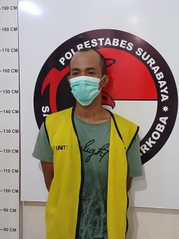 Satresnarkoba Polrestabes Surabaya Berhasil Bekuk Pelaku Penyalagunaan Narkoba Jenis Sabu