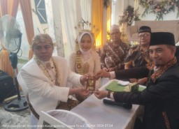 Putra Pimpinan Redaksi Media Metrosurya Langsungkan Akad Nikah