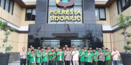 Wujudkan Kondusifitas Kamtibmas Lebaran, Gp Ansor Dapat Apresiasi dari Kapolresta Sidoarjo