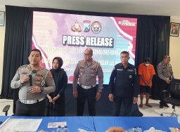 Satlantas Polrestabes Surabaya Amankan Pelaku Tabrak Lari di Jalan Diponegoro