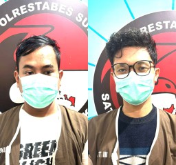 Polrestabes Surabaya Amankan 2 Orang Diduga Pengedar Narkoba Puluhan Paket Sabu Disita