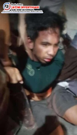 Kepergok Saat Beraksi , Maling Motor Asal Surabaya Babak Belur Dihajar Massa di Ngingas Waru