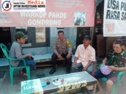 Bhabinkamtibmas Polsek Tegalsari Giat Sambang Warga Rw 02 Kupang Segunting
