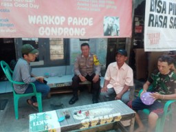 Bhabinkamtibmas Polsek Tegalsari Giat Sambang Warga Rw 02 Kupang Segunting