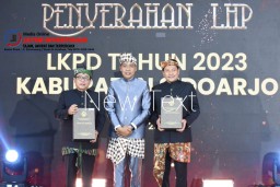 Wow Sebelas Kali Berturut-turut, LKPD Kabupaten Sidoarjo Peroleh Opini WTP