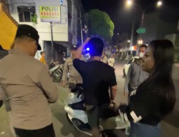 Antisipasi Tindak Pidana Kejahatan di Malam Hari Rayon 1 Polrestabes Surabaya Laksanakan Giat Patroli
