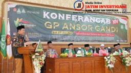 Buka Konfercab GP Ansor Candi, Wabup Subandi Ingatkan Bahwa Pemuda Calon Pemimpin Bangsa