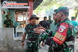 Membangun Rumah dan Harapan, Komitmen Dansatgas TMMD Lakukan Peninjauan Proses RTLH Untuk Masyarakat
