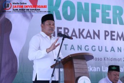 Pesan Plt. Bupati Sidoarjo Ansor Tanggulangin Tetap Jaga Sinergi Dengan Pemerintah