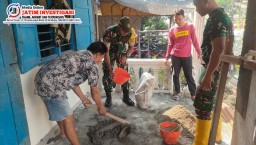 Kemanusiaan Terus Berkobar, Satgas TMMD 120 Kodim 0816/Sidoarjo Rampungkan Renovasi Rumah Layak Huni di Desa Penambangan