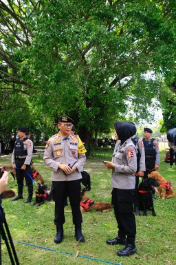 Datasemen K9 Polri Turut Amankan World Water Forum Ke-10 di Bali