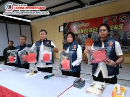 Polresta Sidoarjo Berhasil Meringkus Lima Pelaku Aksi Kekerasan yang Viral di Medos