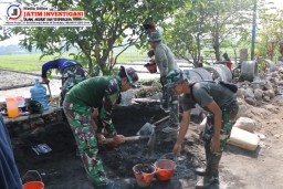 Mengabdi Untuk NKRI, Satgas TMMD ke-120 Kodim 0816/Sidoarjo Tingkatkan Kesejahteraan Desa Penambangan