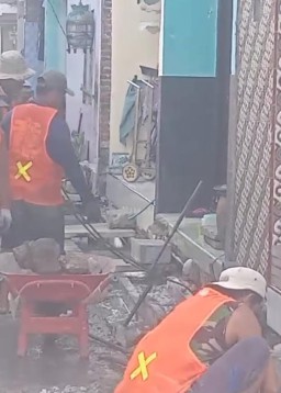 Diduga Proyek Siluman Tanpa Papan Nama, Abaikan Undang-Undang dan Asal Jadi Dalam Pengerjaan