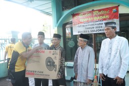 Polres Mojokerto Bakti Religi Sambut Hari Bhayangkara ke-78