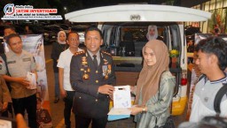 Permudah Pemohon SKCK, Polresta Sidoarjo Fasilitasi Layanan SKCK Keliling Online di Lippo Plaza