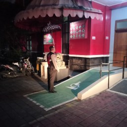 Cegah Gangguan Kamtibmas, Blue Light Patrol Polsek Abiansemal Strong Point Di Jalur Sepi
