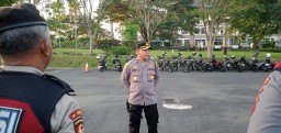 Apel Kesiapan Pengamanan Kegiatan Launching Tahap Pemilihan Bupati dan Wakil Bupati Badung dalam rangka Pilkada Damai Tahun 2024
