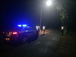 Upaya Preventif Polsek Abiansemal, Patroli Malam Hari di Titik Rawan