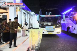 Plt. Bupati Sidoarjo Berangkatkan Kloter Terakhir Jamaah Haji Sidoarjo