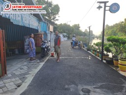 Masyarakat Desa Penambangan Sambut Gembira Peningkatan Paving Jalan dari Program TMMD