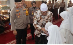 Polres Pasuruan Laksanakan Pembinaan Rohani dan Mental di Masjid Rofiqul Ummah