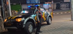 Cegah Aksi Kejahatan, Polsek Kuta Utara Pertajam Blue Light Patrol