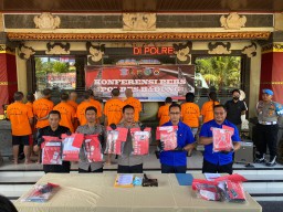 Selama Operasi Antik 2024, Polres Badung Berhasil Amankan 15 Tersangka Penyalahgunaan Narkoba