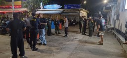 Libatkan Linmas UKL Polsek Kuta Utara Blue Light Patrol Amankan Kawasan Wisata