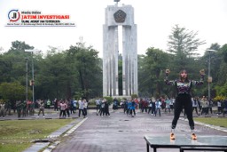 Senam Bersama ASN Sidoarjo Kembali Aktif Ditambah Pemeriksaan Kesehatan Gratis