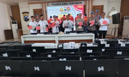 Unit Jatanras Polrestabes Surabaya, Berhasil Amankan 6 Tersangka Judi Online