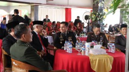 Polres Nganjuk Gelar Tasyakuran sebagai Penutup Acara Peringatan Hari Bhayangkara ke-78