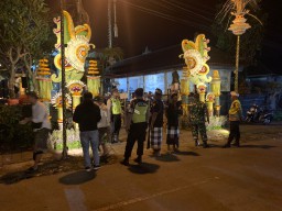 Patroli 3 Pilar Polsek Abiansemal Amankan Kegiatan Masyarakat, Berikan Rasa Aman