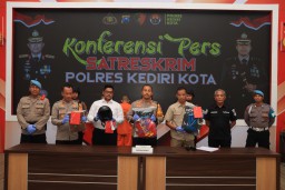 Polres Kediri Kota Berhasil Amankan 3 Tersangka Pengeroyokan Pasutri yang Viral di Medsos