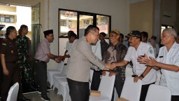 Gelar Silaturahmin dengan Kades Se-Kabupaten Nganjuk, Kapolres Ajak Pelihara Kamtibmas