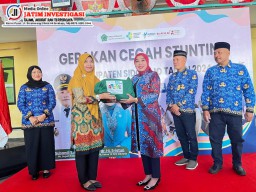 Dr. Sriatun Subandi Support Gerakan Serentak Cegah Stunting di Desa Kalisogo Jabon