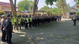 Polres Pamekasan Siapkan Personel Gabungan Untuk Pengamanan Pengesahan Warga Baru PSHT