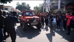 Baksos Bhayangkara Adventure Off Road Polres Bondowoso di Ikuti Ratusan Off Roader se Jawa - Bali